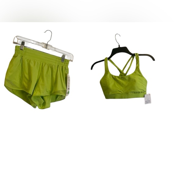 NWT Lululemon set SOUR GRAPE Size 4